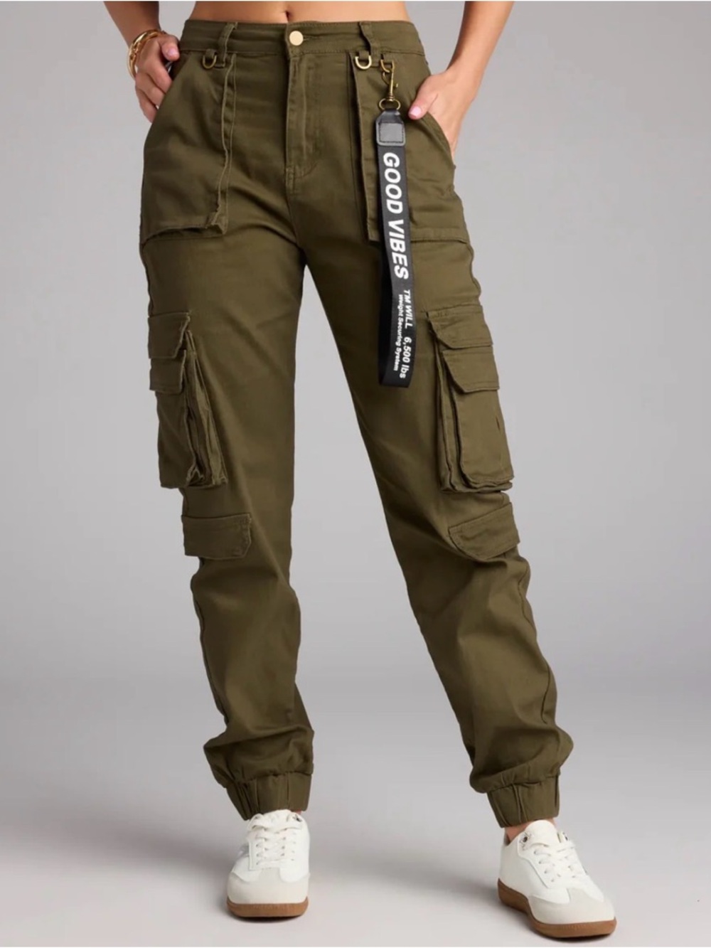 American Bazi Olive Cargo Pants for women size small